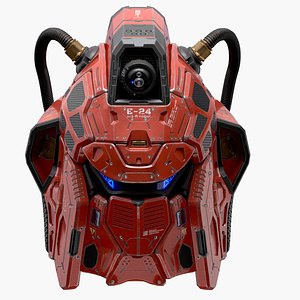 3D model Sci-Fi Helmet E-24