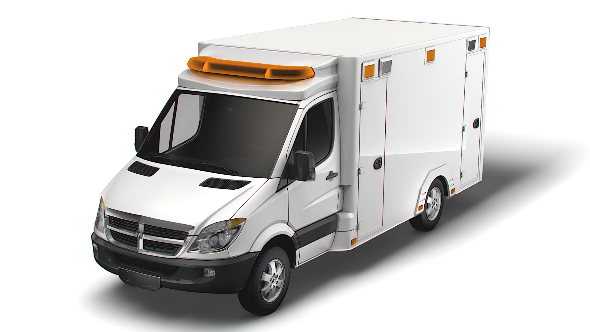 3D Dodge Sprinter Ambulance 2009 Model - TurboSquid 2010467