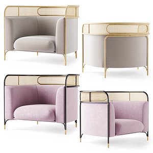targa lounge chair 3D model