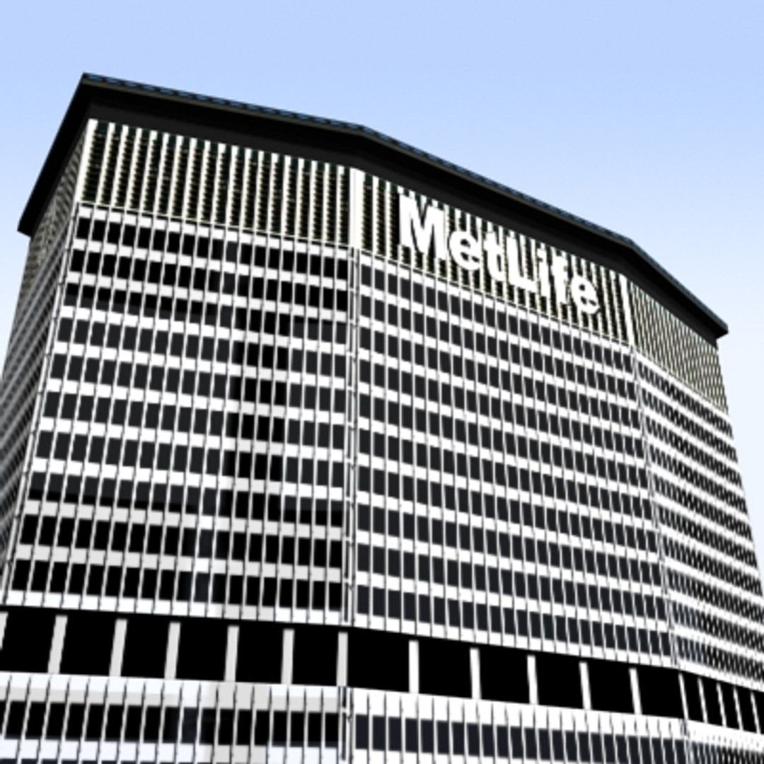 3d Metlife Center Buildings Model
