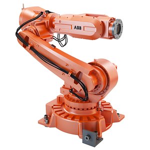 abb irb 6620 industrial robot 3d model