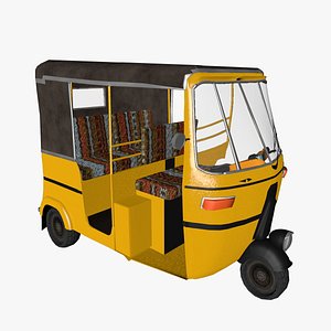 3D Tuk Tuk Rickshaw