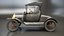 3D Ford T Roadster 1915 Aged