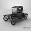3D Ford T Roadster 1915 Aged