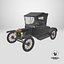 3D Ford T Roadster 1915 Aged