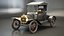 3D Ford T Roadster 1915 Aged