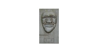 Korean Hahoe Mask 3D
