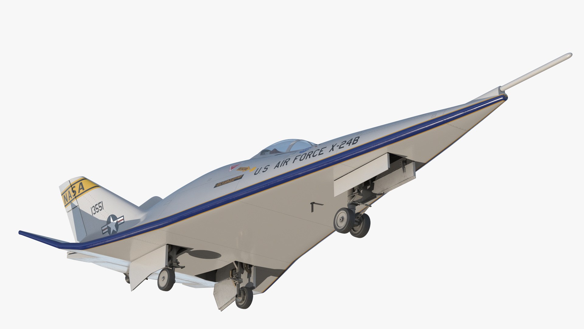 3D Experimental Aircraft Martin Marietta X-24B Rigged model https://p.turbosquid.com/ts-thumb/oB/zgbYFf/AJ/experimental_aircraft_martin_marietta_x24b_rigged_008/jpg/1762299130/1920x1080/fit_q87/7ec8bd934fbf62d809513dc575ee781bd68dc243/experimental_aircraft_martin_marietta_x24b_rigged_008.jpg