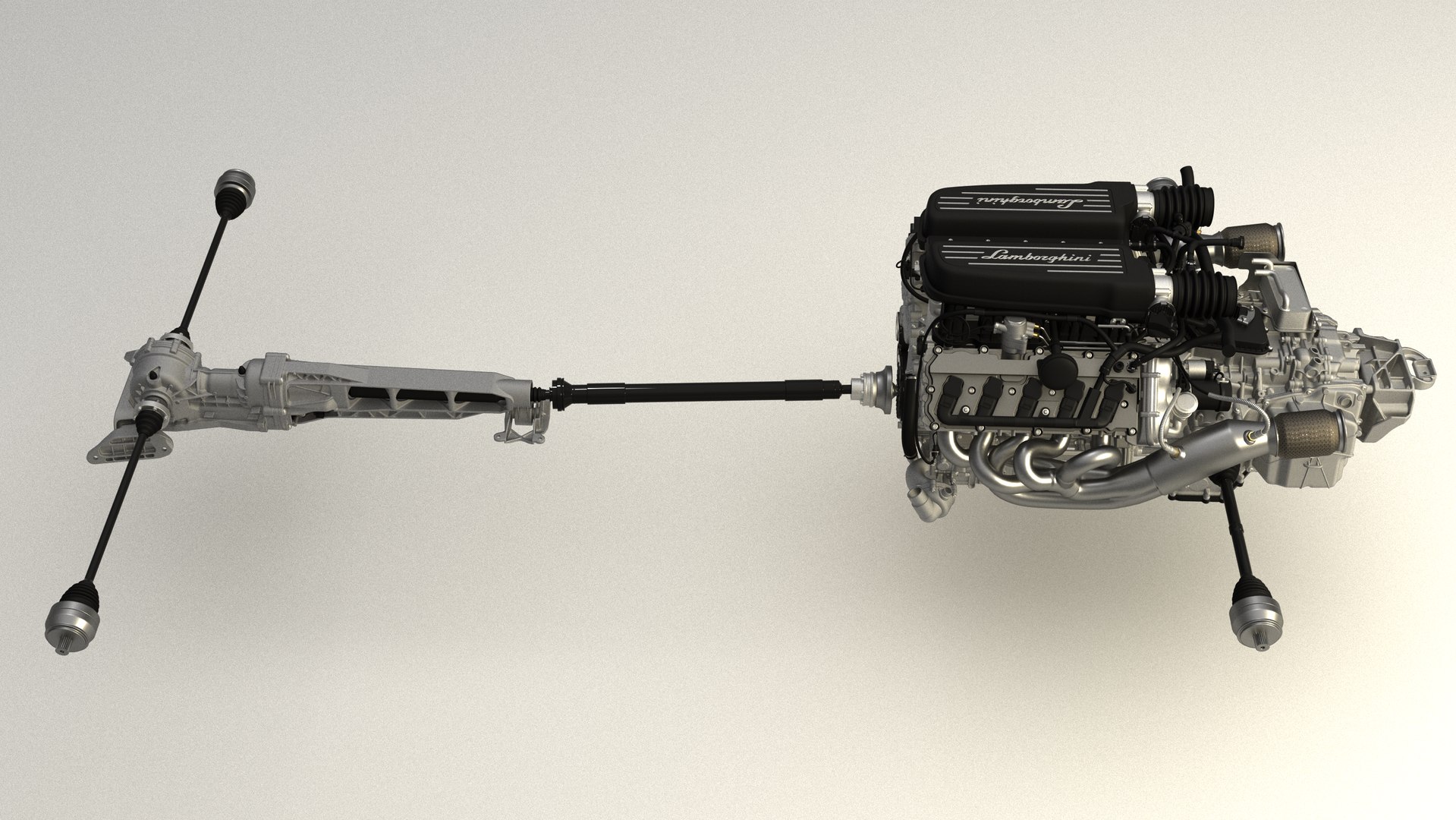 3D Huracan Powertrain TurboSquid 2087097