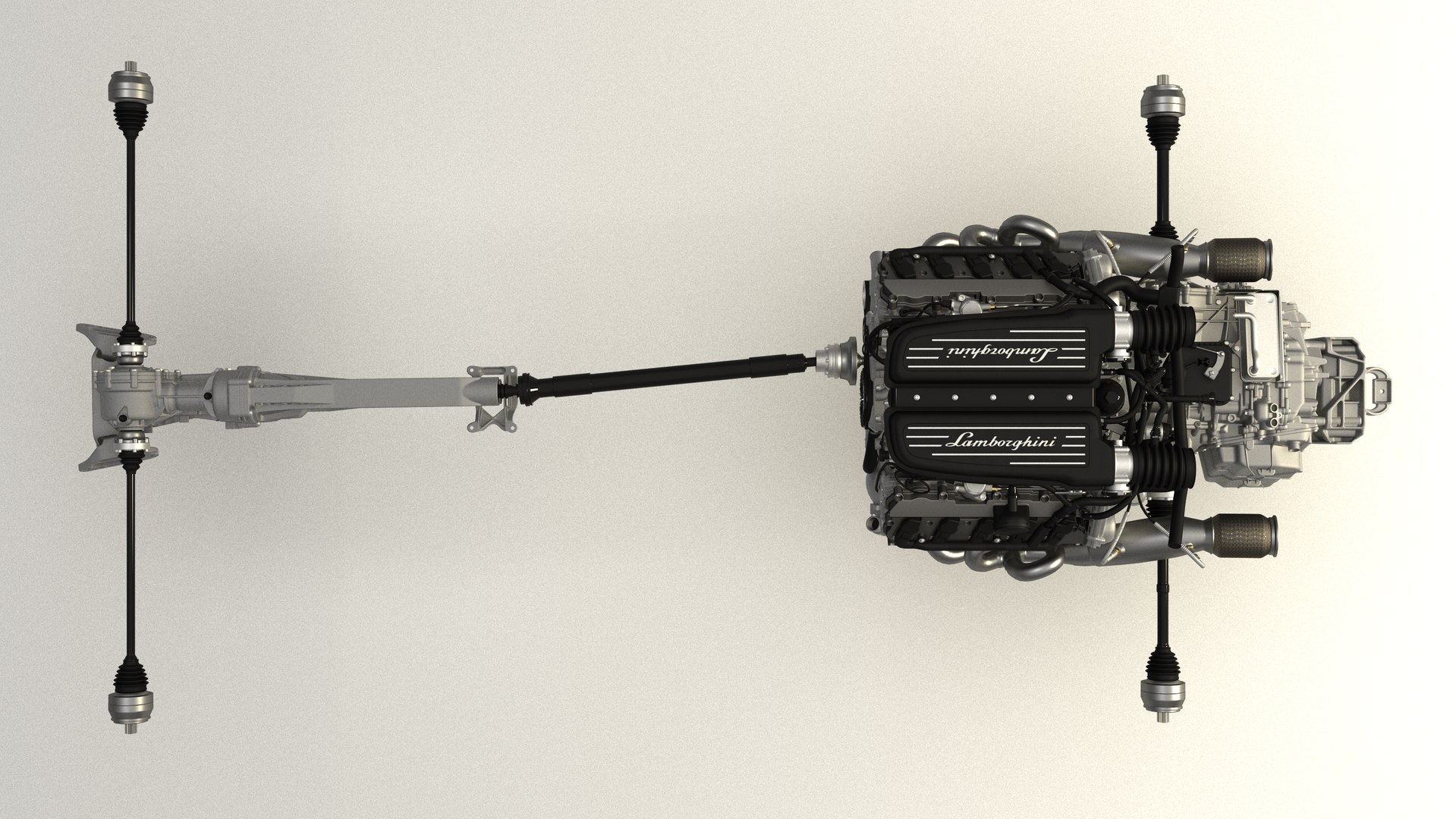 3D Huracan Powertrain TurboSquid 2087097