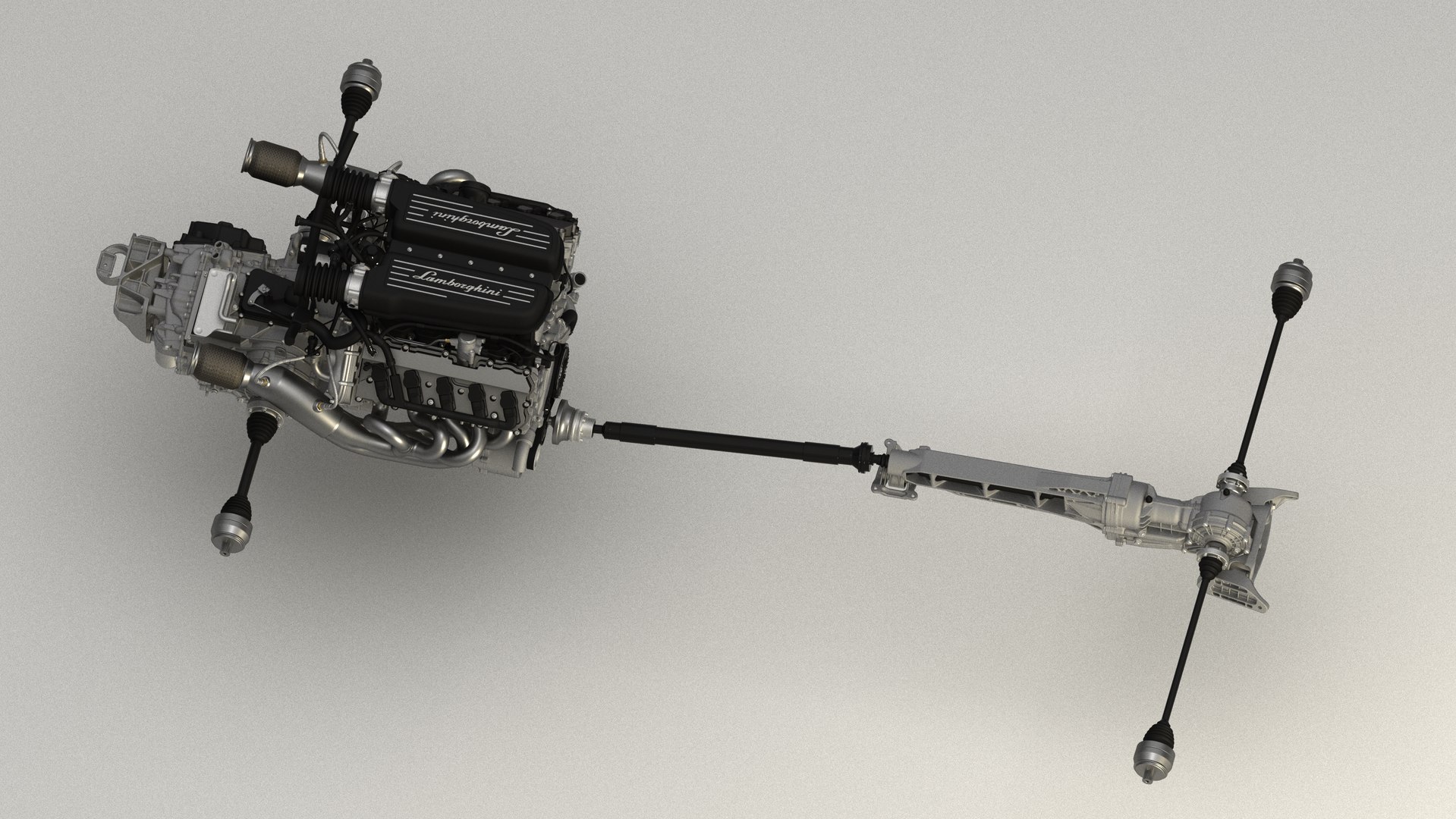 3D Huracan Powertrain TurboSquid 2087097