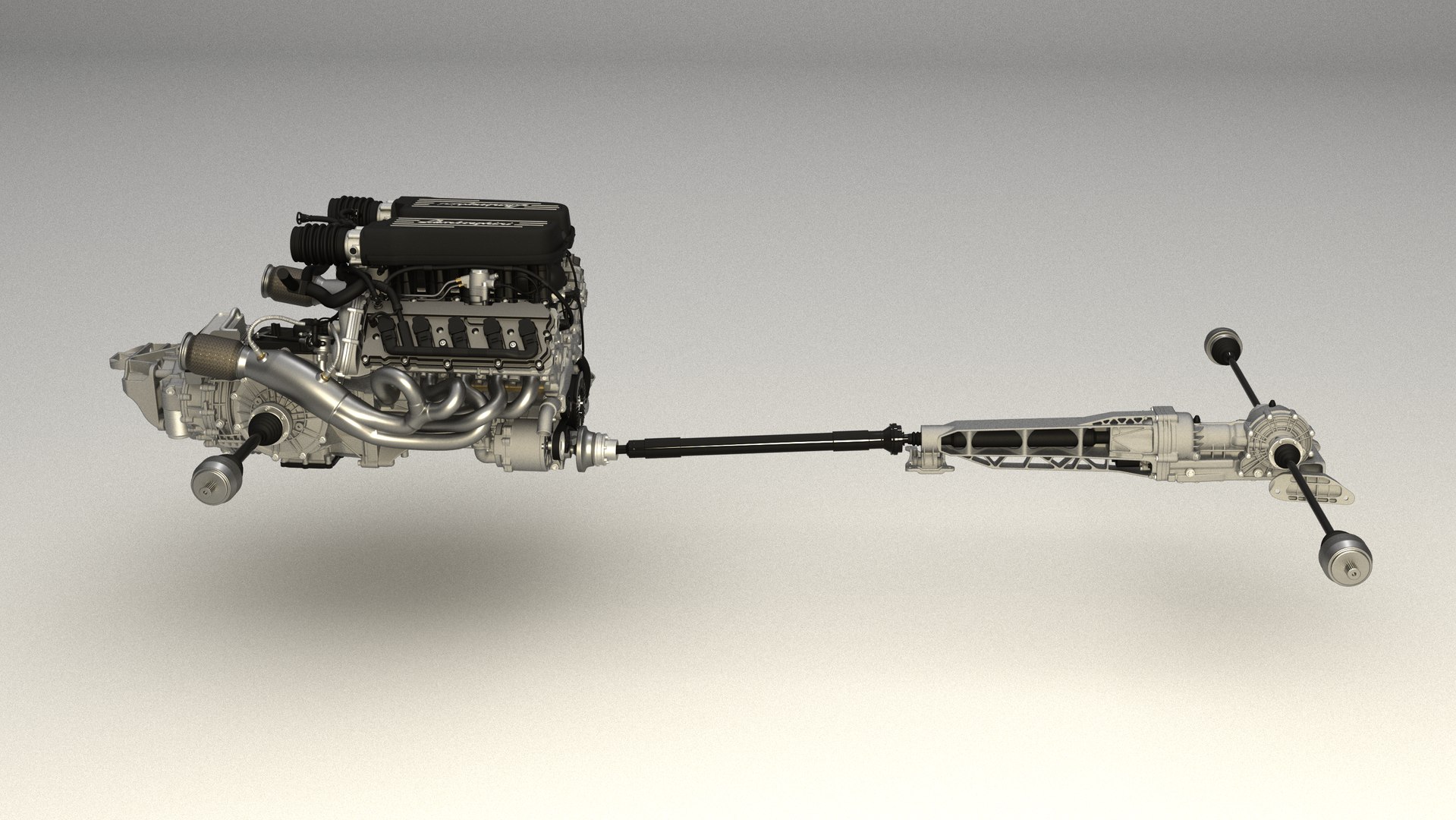 3D Huracan Powertrain TurboSquid 2087097