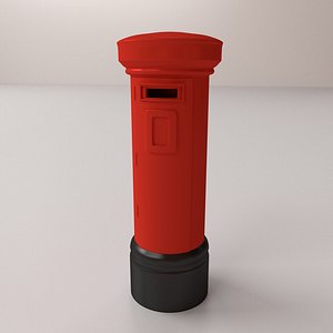3D London Post Box model
