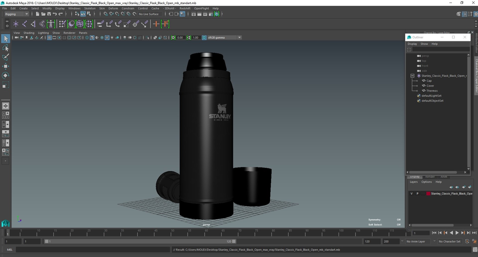 3D model Stanley Classic Flask Black Open https://p.turbosquid.com/ts-thumb/oC/6Id73S/iL/stanleyclassicflaskblackopen3dsmodel034/jpg/1722502439/1920x1080/fit_q87/8726a1552d467733aa70ef0ee8667e3882c188d8/stanleyclassicflaskblackopen3dsmodel034.jpg