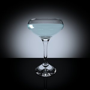 OBJ file Martini Glass 🏠・3D print design to download・Cults