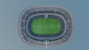 Football Stadium 3D model