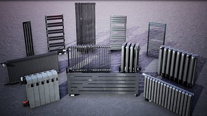 3D Radiators 12 Assets model