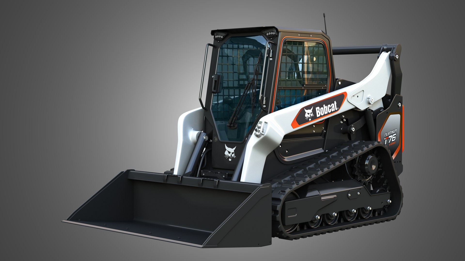 3D Bobcat T76 Platinum Compact Track Loader - TurboSquid 2146933