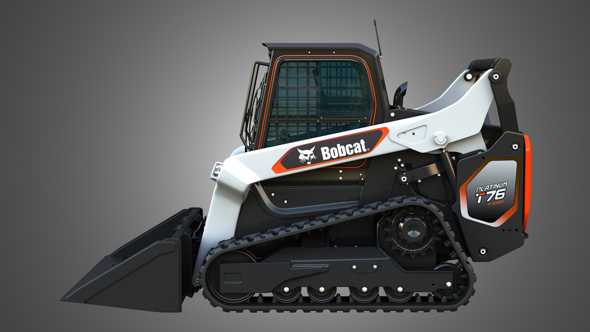 3D Bobcat T76 Platinum Compact Track Loader - TurboSquid 2146933