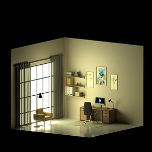 Isometric Office 3D model
