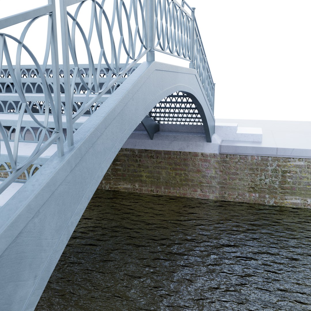 Venice bridge model - TurboSquid 1293626