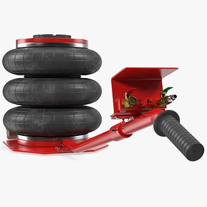 Pneumatic Car Jack 3 Ton Rigged