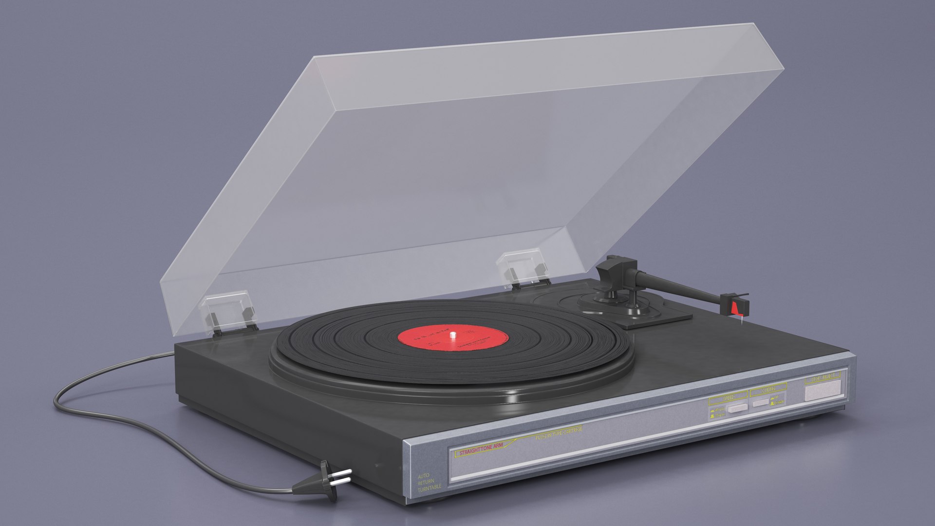 3D Retro Turntable - TurboSquid 2065209