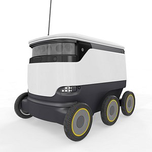 3D Delivery Robot model