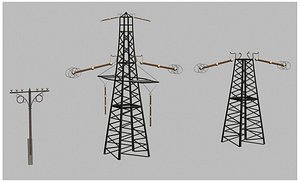 PYLONS (three pieces)
