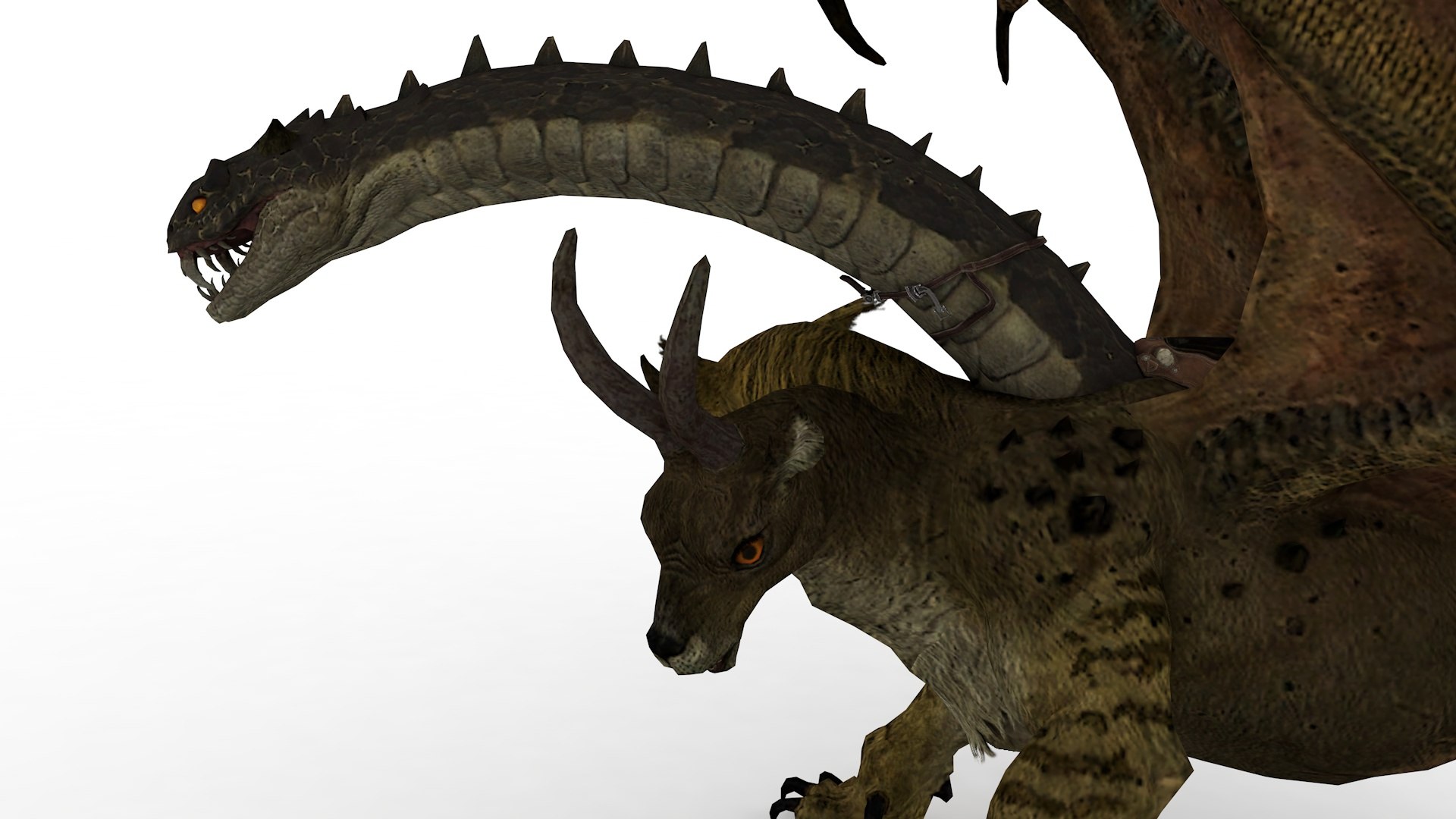3D Chimera Rigged And Animated - TurboSquid 2375741