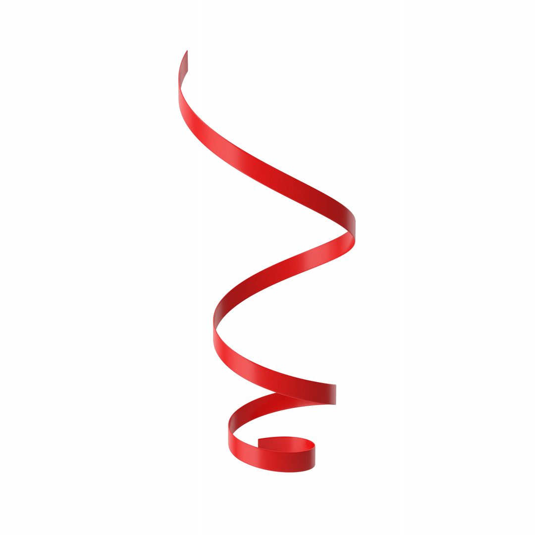 Curly Ribbons Collection 3D Model - TurboSquid 2065215