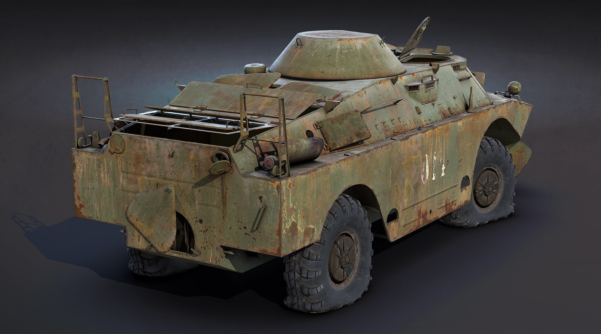 Rusty Brdm-2 Chernobyl 3D Model - TurboSquid 1419988