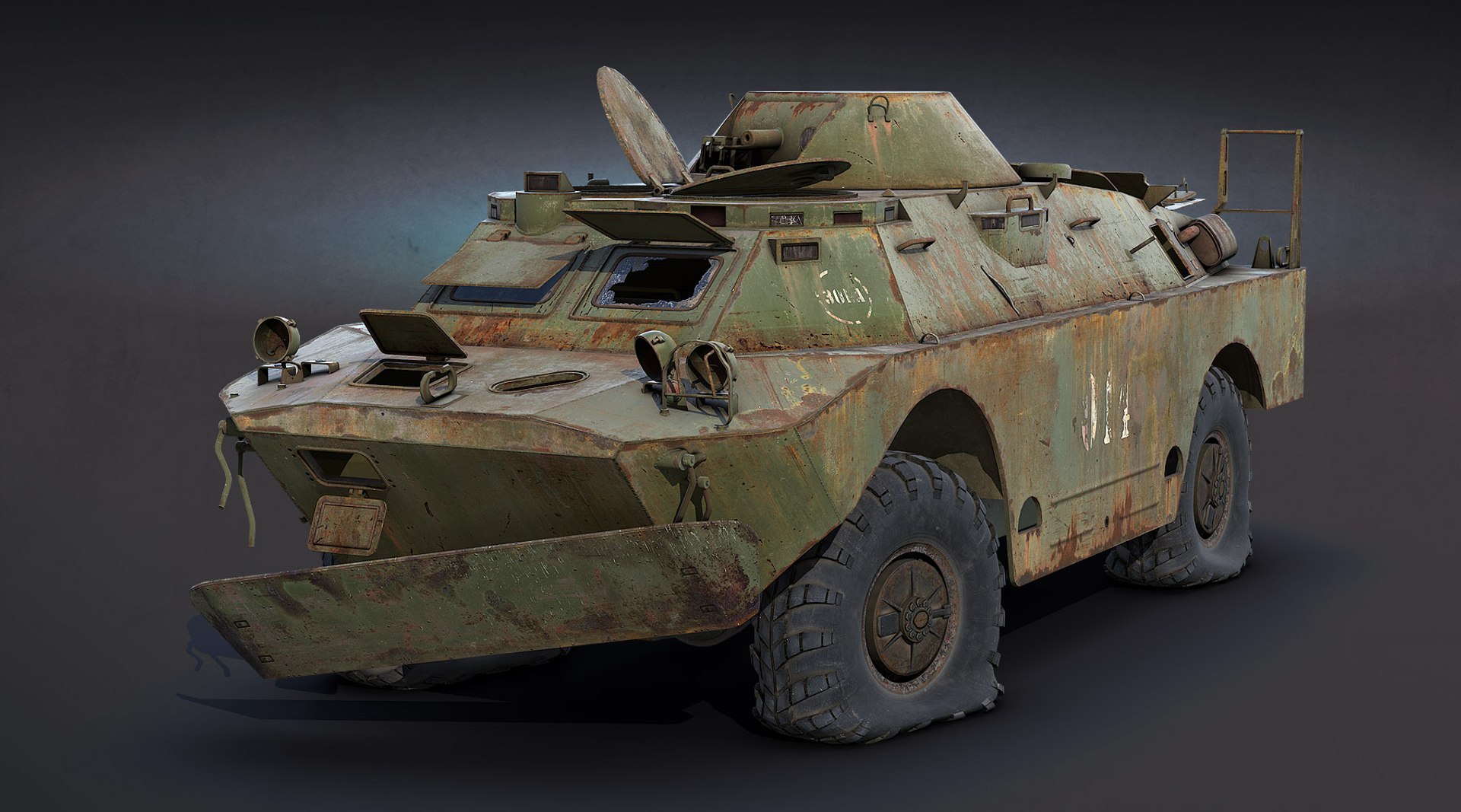 Rusty Brdm-2 Chernobyl 3D Model - TurboSquid 1419988