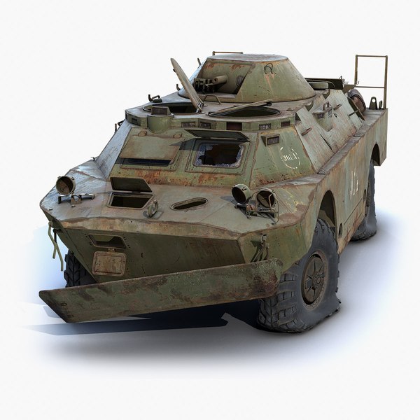 rusty brdm-2 chernobyl 3D model