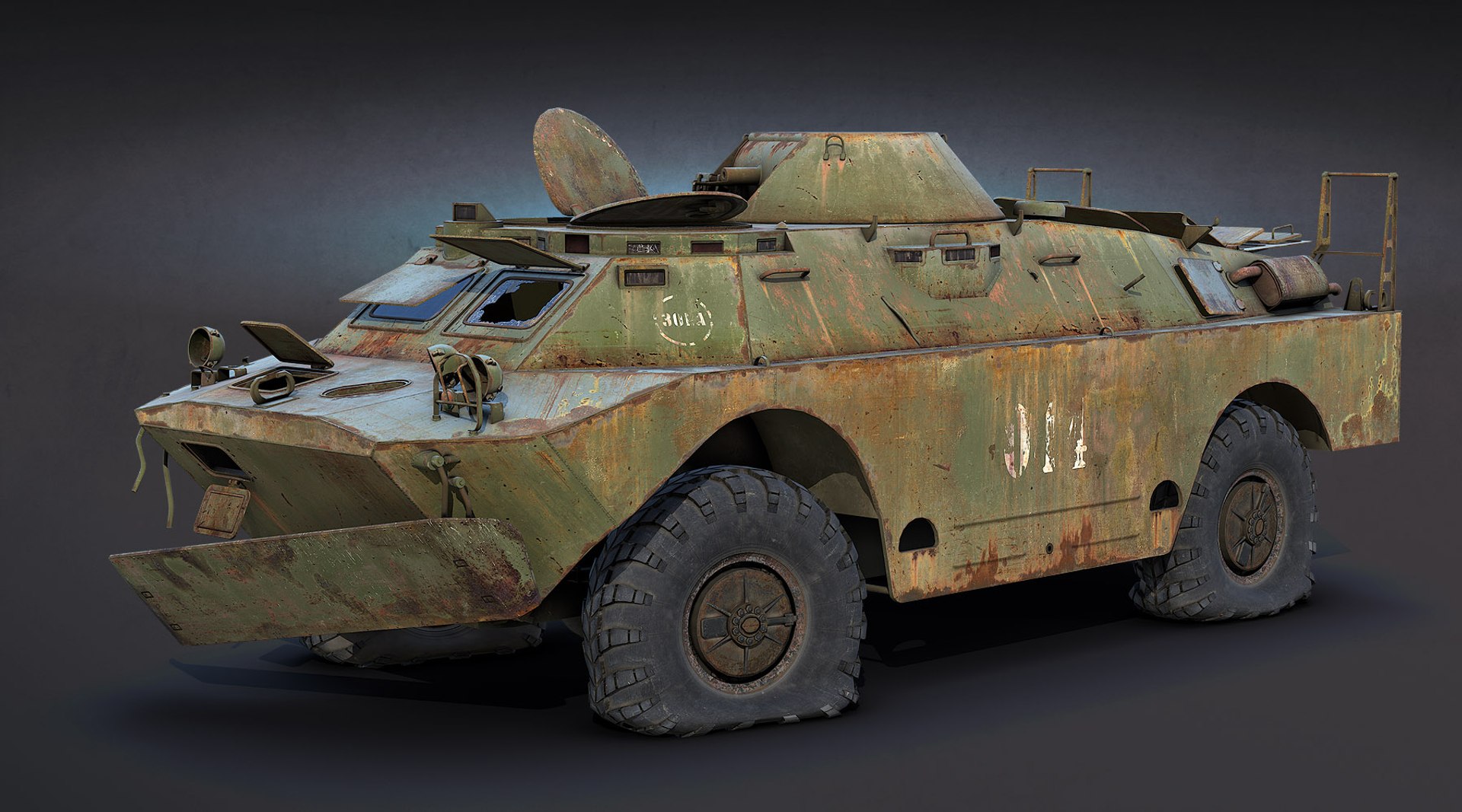 Rusty Brdm-2 Chernobyl 3D Model - TurboSquid 1419988