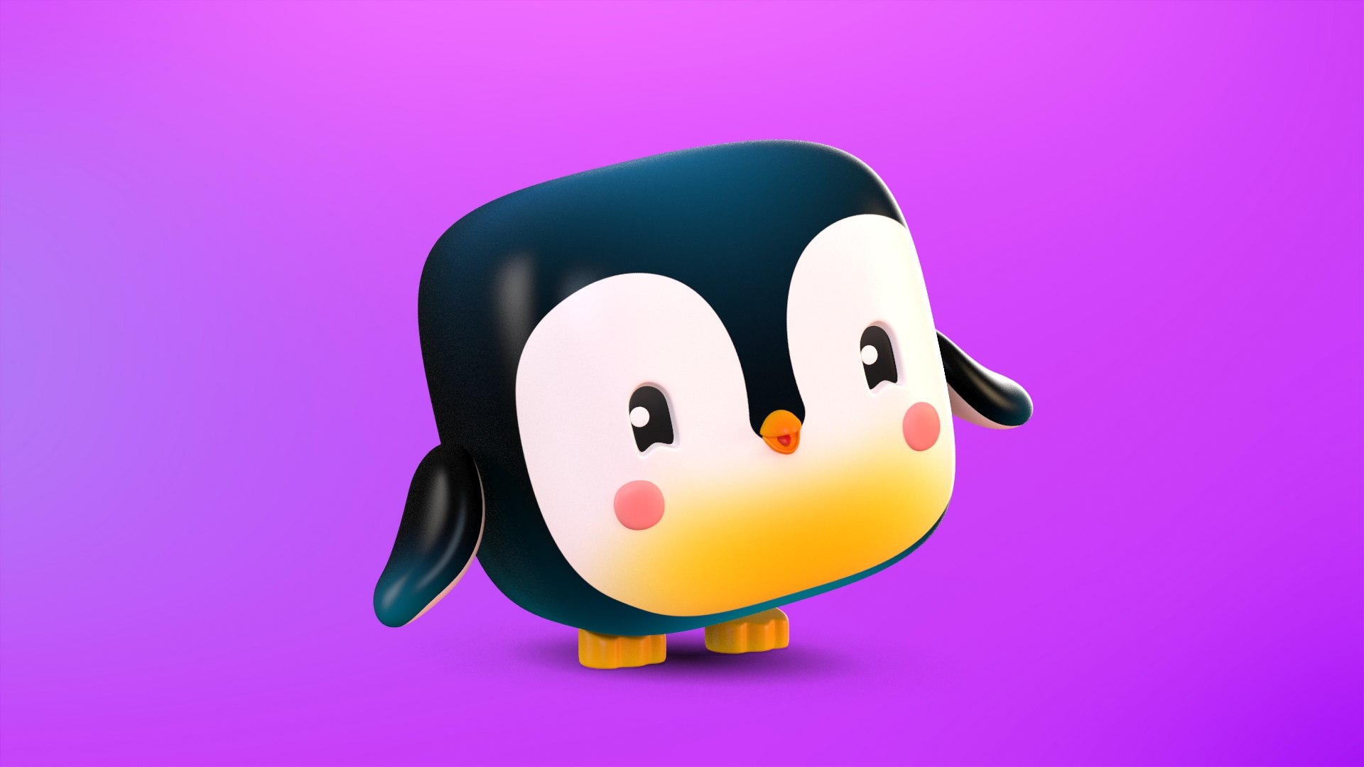 3D cute cartoon penguin https://p.turbosquid.com/ts-thumb/oC/f3AlQp/Od/cartoon_box_penguin_0008/jpg/1613605097/1920x1080/fit_q87/426e5e55668240b0c20ea340e3ba09cd4c487ec5/cartoon_box_penguin_0008.jpg