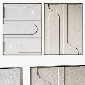 Wall art Arches Modern minimal artwork 3D