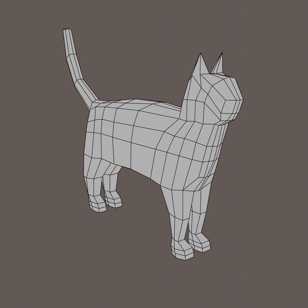 Low Poly Cat 3D model https://p.turbosquid.com/ts-thumb/oC/j7in1u/Jc/catwireframe1/png/1694846032/1920x1080/fit_q87/16d44ee3fe24b362bfd59d483d49eddf08e19da3/catwireframe1.jpg