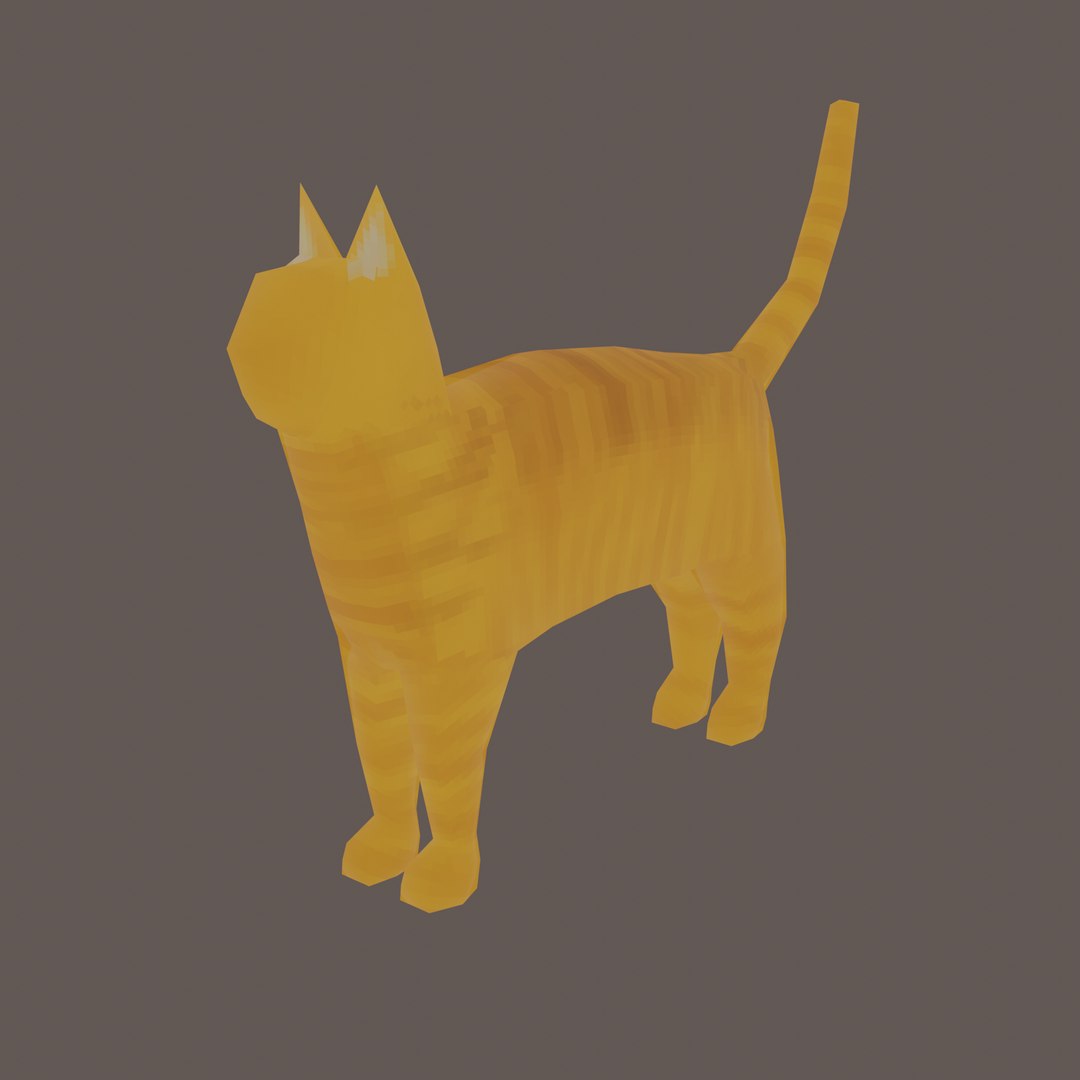 Low Poly Cat 3D model https://p.turbosquid.com/ts-thumb/oC/j7in1u/Kf/catorangetabby2/png/1694846128/1920x1080/fit_q87/cf36dba16cae79ff444ae30f52e179da7c45b349/catorangetabby2.jpg