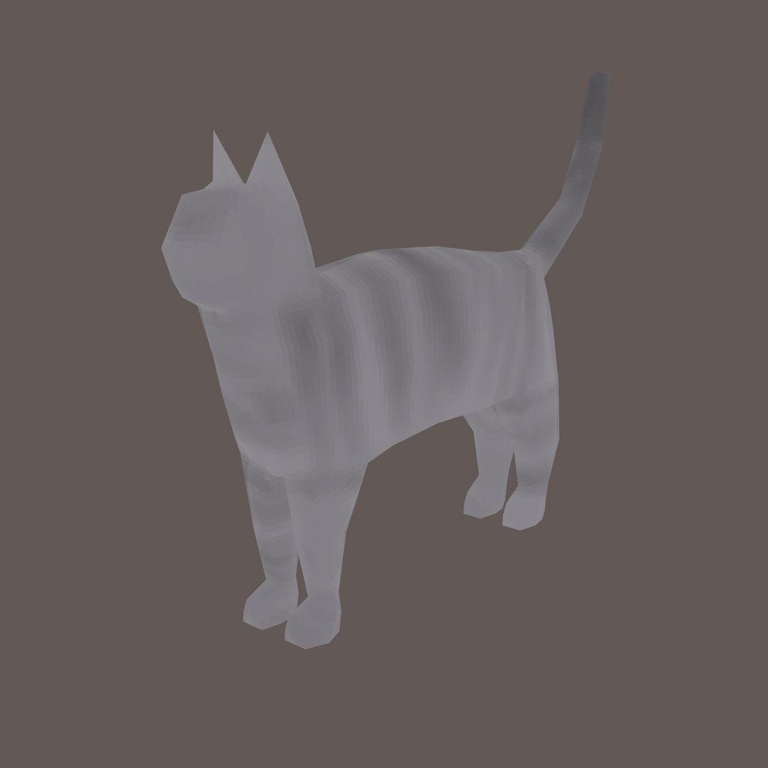 Low Poly Cat 3D model https://p.turbosquid.com/ts-thumb/oC/j7in1u/OS/catgrey2/png/1694846101/1920x1080/fit_q87/d6df167be8dbec2ff9e08e7bf95cf3340acb5b62/catgrey2.jpg