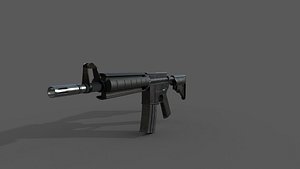 rifle m4a4 3D model
