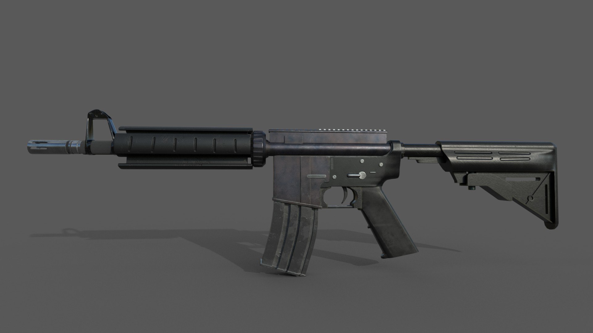 Rifle M4a4 3D Model - TurboSquid 1517671