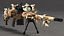 狙击手与 Barrett 98 Bravo T 型姿势