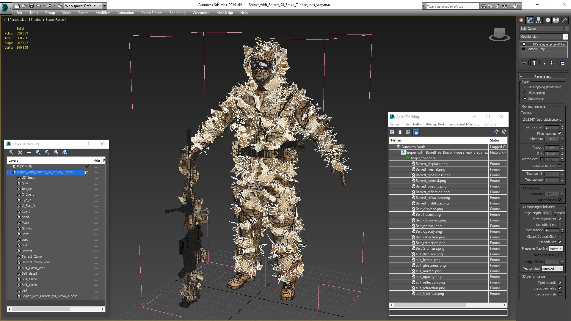 3D Sniper with Barrett 98 Bravo T-pose model https://p.turbosquid.com/ts-thumb/oC/ydAvNF/xF/sniperwithbarrett98bravotpose3dsmodel023/jpg/1668727176/1920x1080/fit_q87/fd6e2fe37e75ed09068629a4f708d80860f237a0/sniperwithbarrett98bravotpose3dsmodel023.jpg