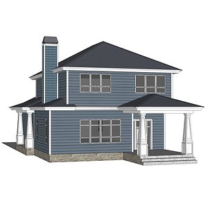 3D Prairie House-01