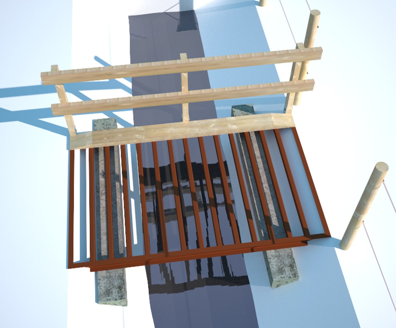 3d Cattle Grid