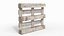 Stack of Wooden Beams Chipboards and Pallets PBR 6