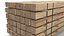 Stack of Wooden Beams Chipboards and Pallets PBR 6