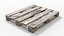 Stack of Wooden Beams Chipboards and Pallets PBR 6