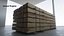 Stack of Wooden Beams Chipboards and Pallets PBR 6